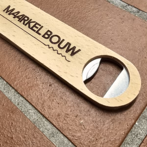 Speedopener met gravering / bieropener